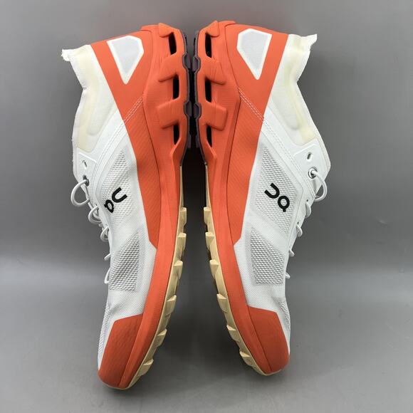 On Running Cloudventure Peak 3 Trail Shoes Men's 13 White Orange Running Sneaker - Picture 6 of 9